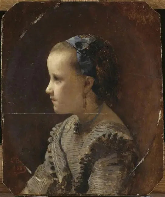 Portrait of a Little Girl - Léon Bonnat
