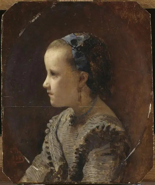 Portrait of a Little Girl - Léon Bonnat