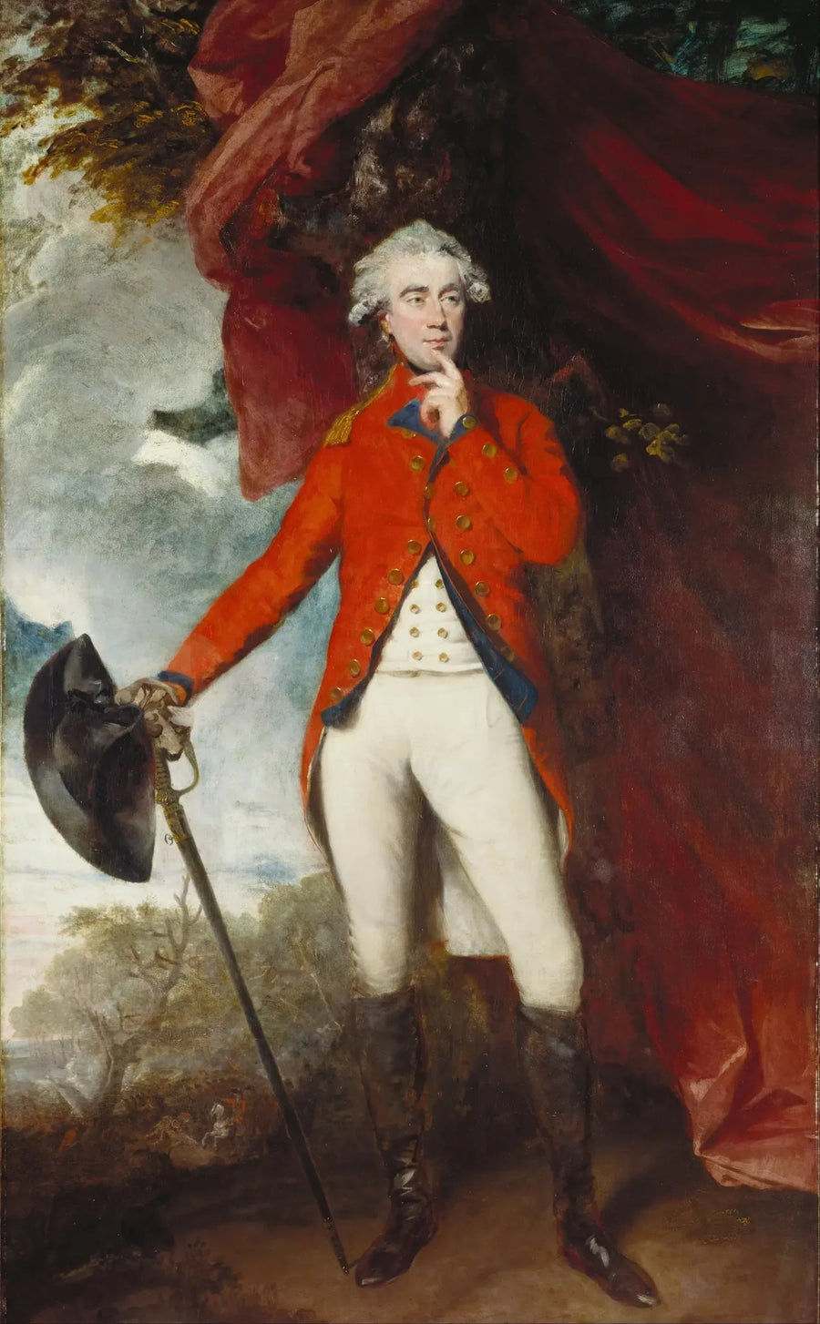 Portrait of Francis Rawdon-Hastings Lord Moira - Joshua Reynolds