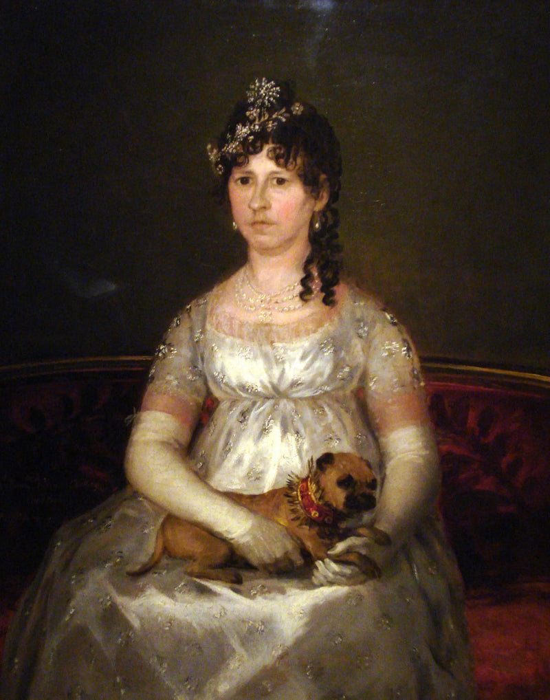 Portrait of Francisca Vicenta Chollet and Caballero - Francisco de Goya