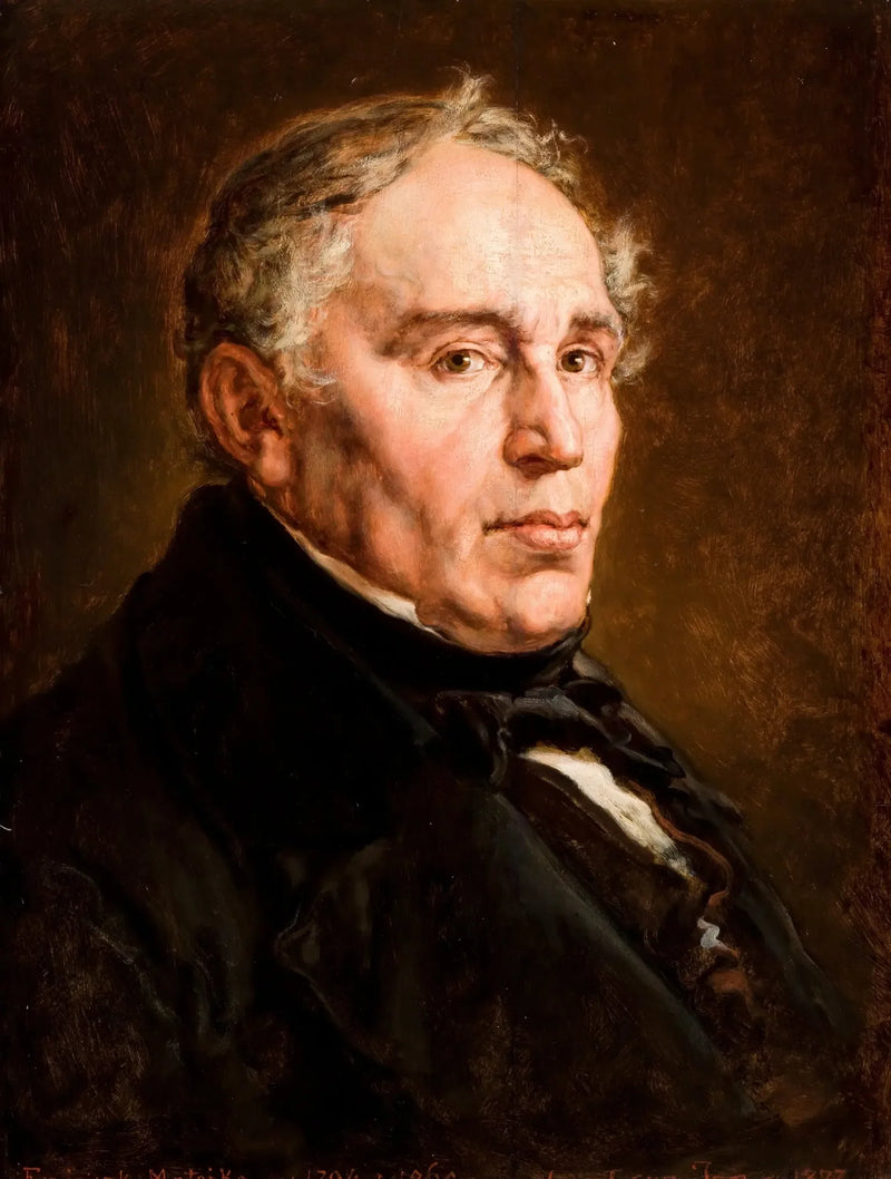 Portrait of Franciszek Matejko, the artist's father. - Jan Matejko