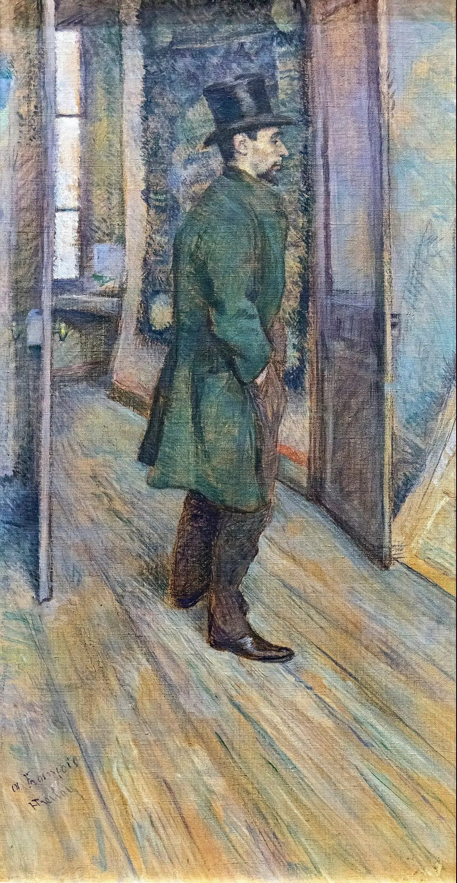 Portrait of François Gauzi - Henri de Toulouse-Lautrec