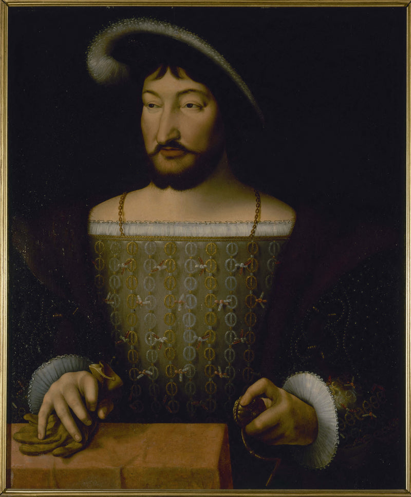 Portrait of François I, King of France - Joos van Cleve