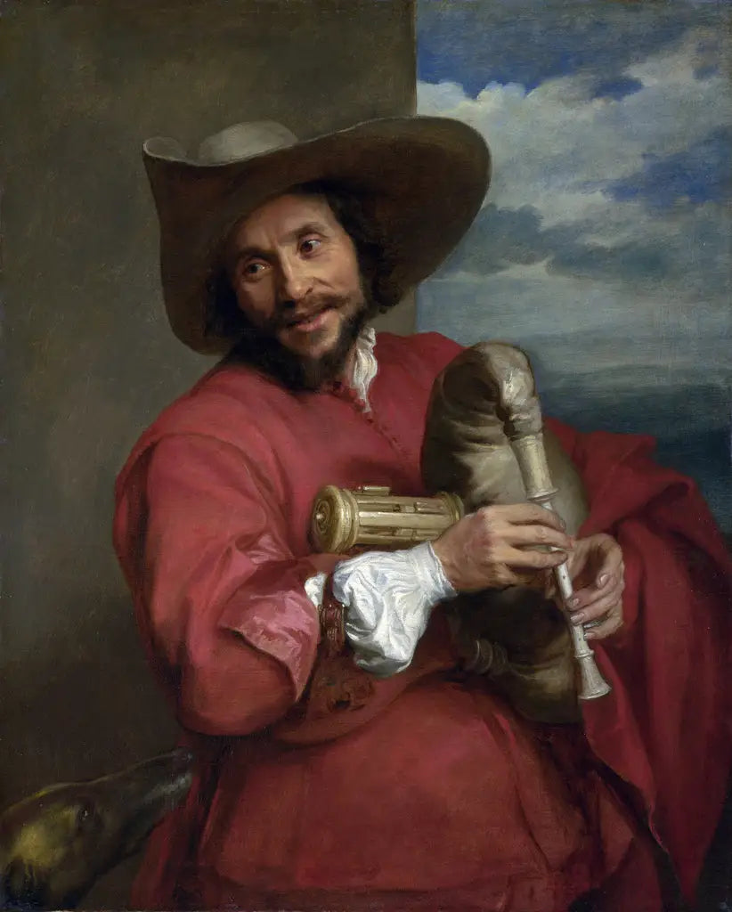 Portrait of François Langlois known as Chartres or Ciartres - Antoine van Dyck