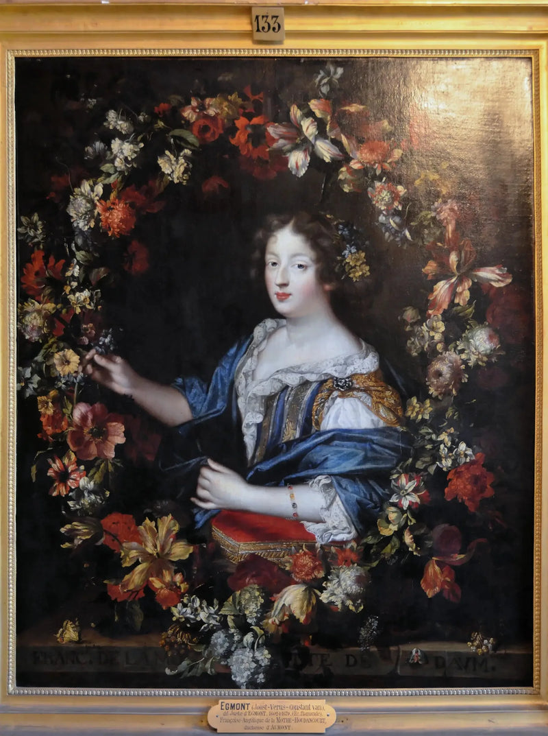 Portrait of Françoise Angélique de la Mothe Houdancourt, Duchess of Aumont - Juste d'Egmont