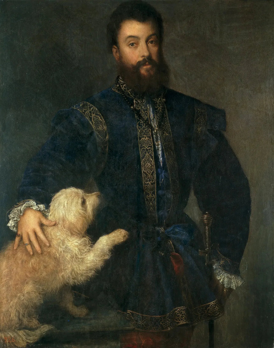Portrait of Frédéric II Gonzaga - Titian