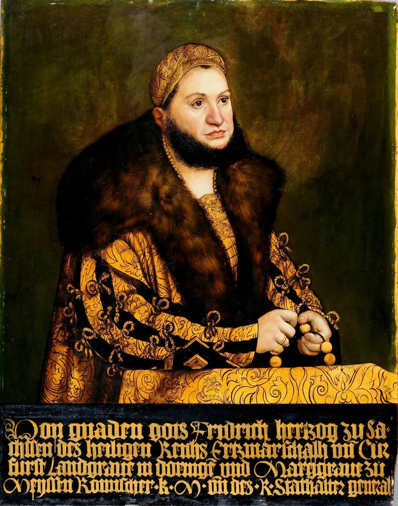 Portrait of Frederick III the Wise, Elector of Saxony - Lucas Cranach the Elder