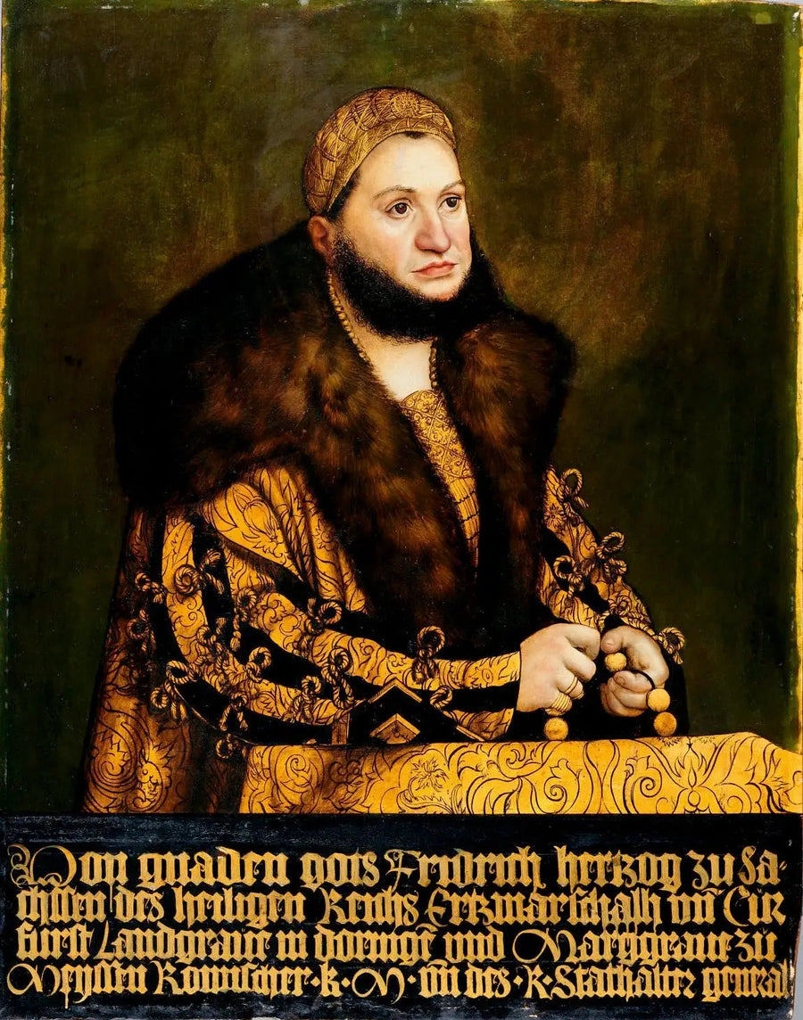 Portrait of Frederick III the Wise, Elector of Saxony - Lucas Cranach the Elder