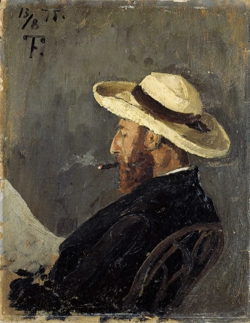 Portrait of Fredrik Collett - Frits Thaulow