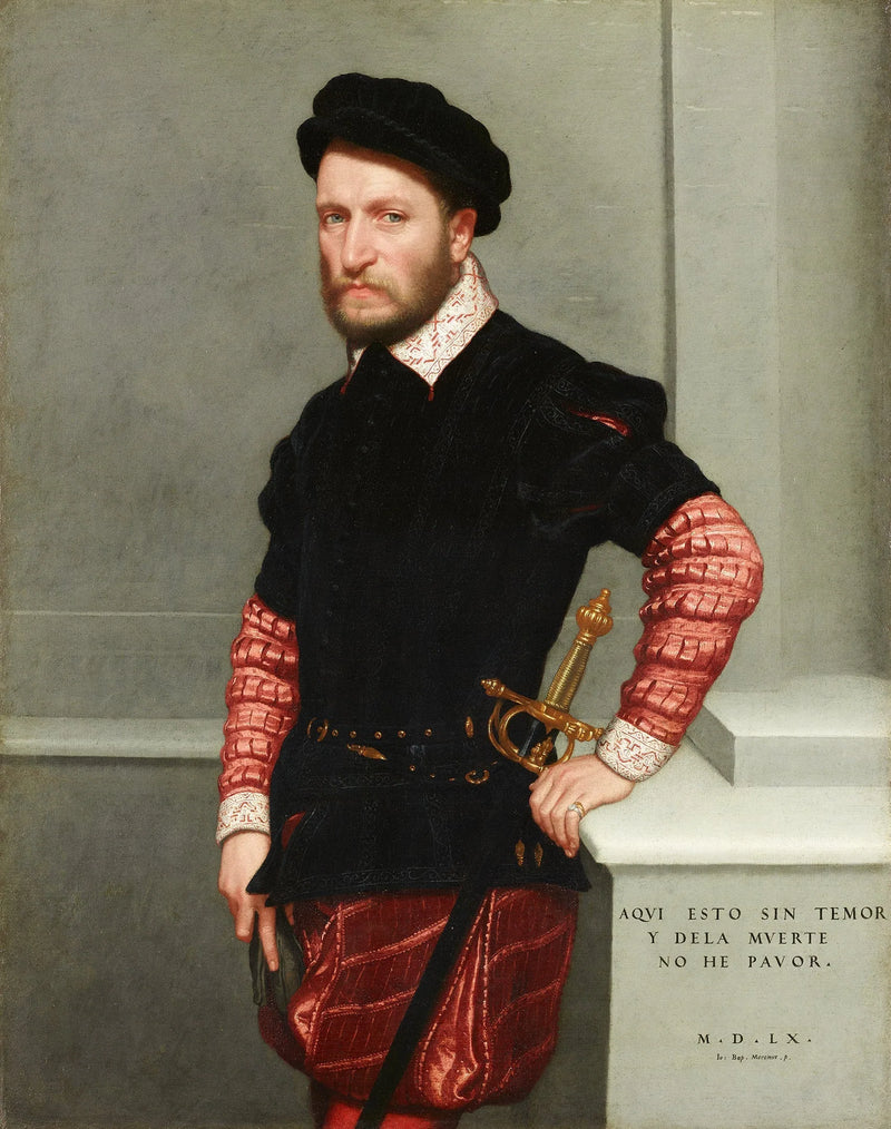 Portrait of Gabriel III de la Cueva et Girón - Giovanni Battista Moroni