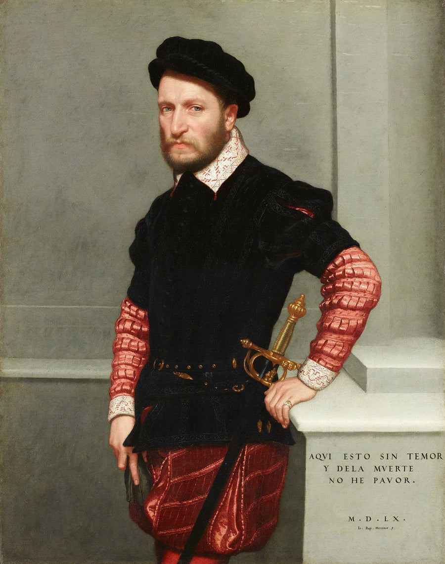 Portrait of Gabriel III de la Cueva et Girón - Giovanni Battista Moroni