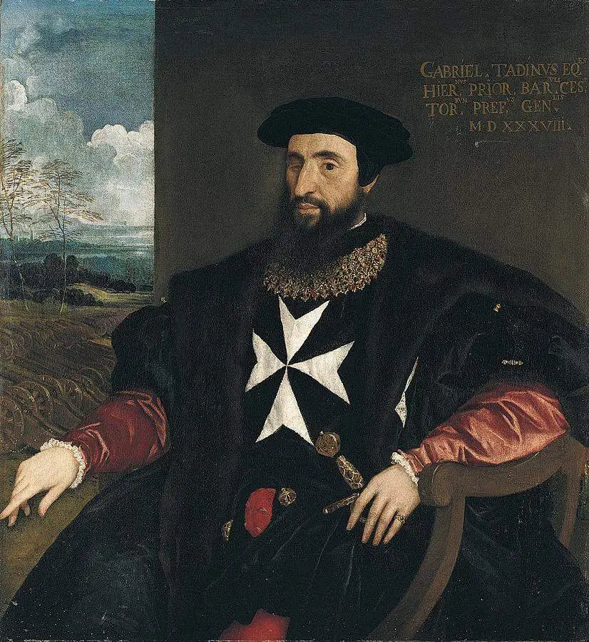 Portrait of Gabriele Tadino - Titian