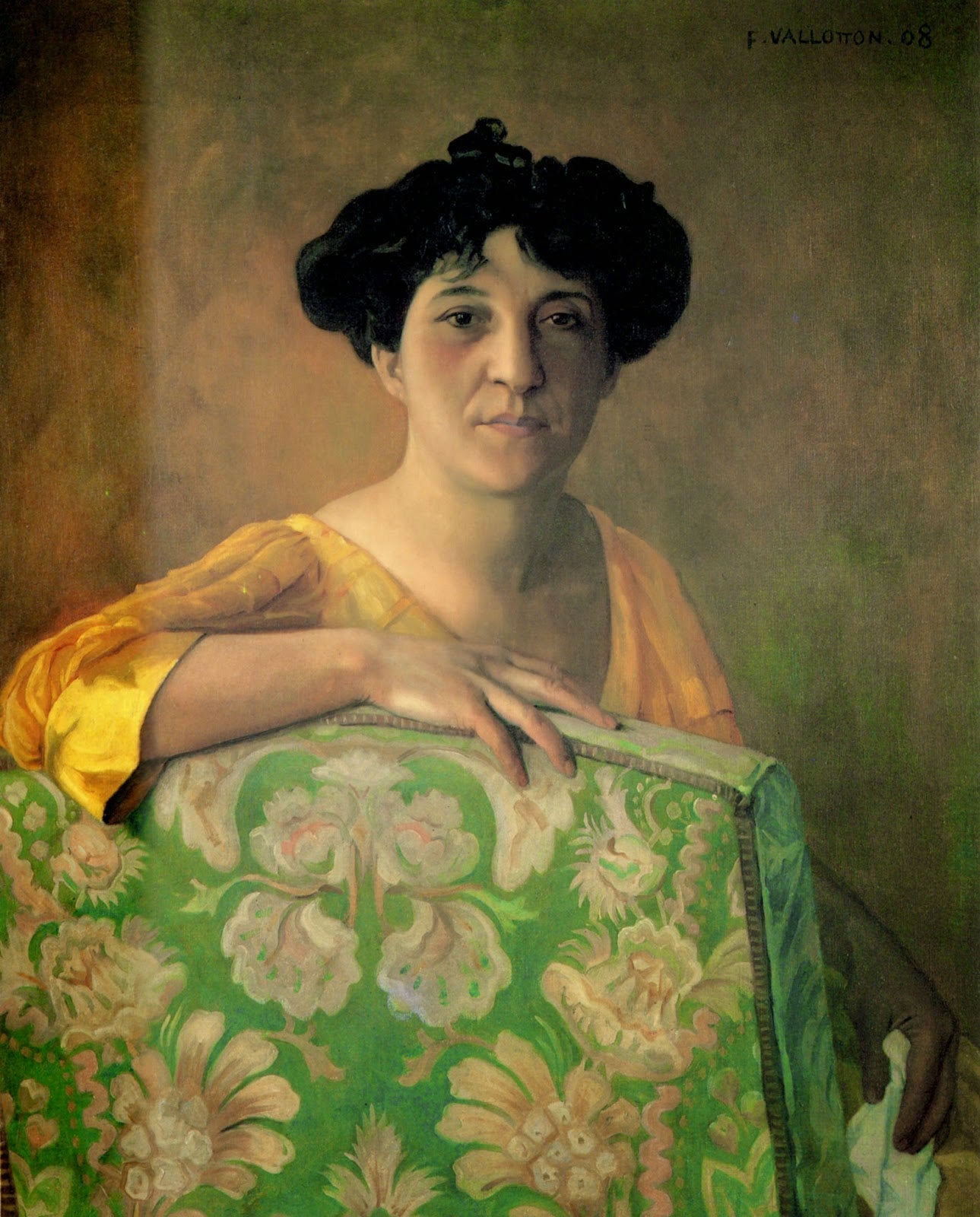 Portrait of Gabrielle Vallotton - Félix Vallotton