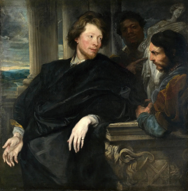 Portrait of George Gage with Two Attendants - Antoine van Dyck