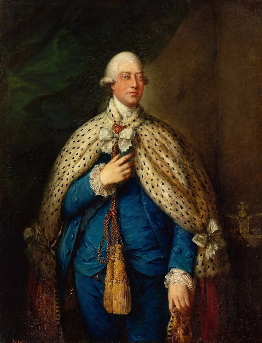 Portrait of George III of the United Kingdom in parliamentary robes - Thomas Gainsborough