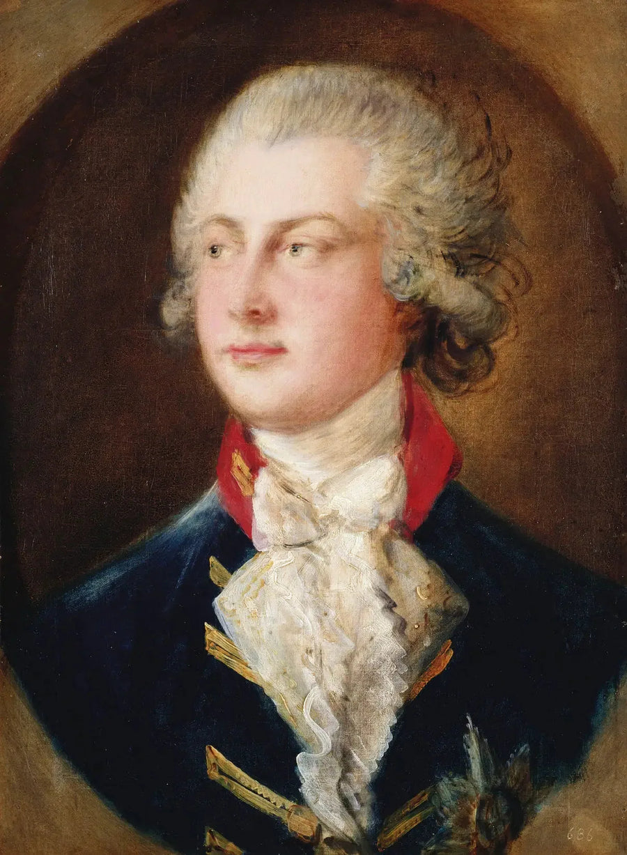 Portrait of George IV, when he was still Prince of Wales (1782) - Thomas Gainsborough