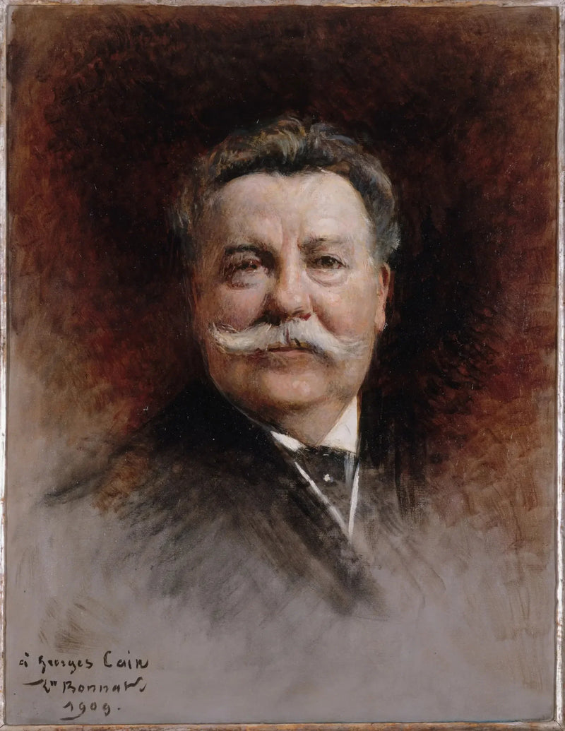 Portrait of Georges Cain (1853-1919), painter and writer - Léon Bonnat