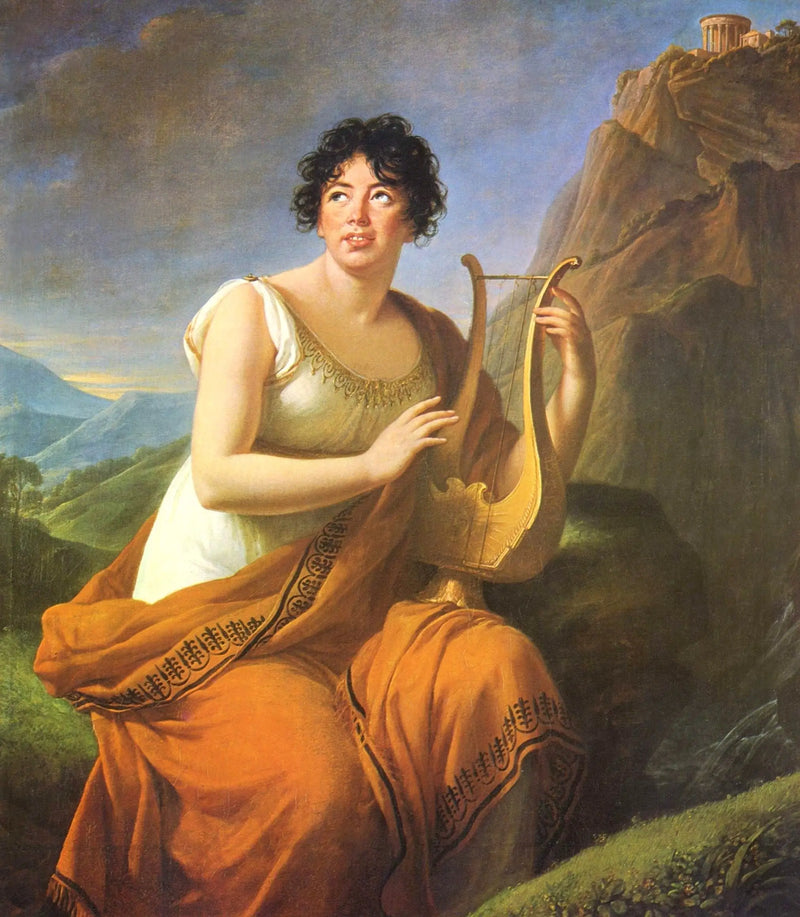 Portrait of Germaine de Staël as Corinne at Cap Misène - Élisabeth Vigée Le Brun