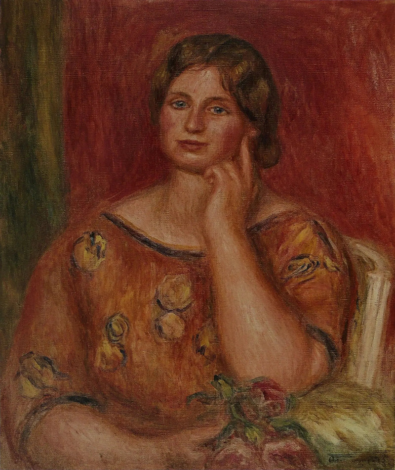Portrait of Gertrude Osthaus - Pierre-Auguste Renoir