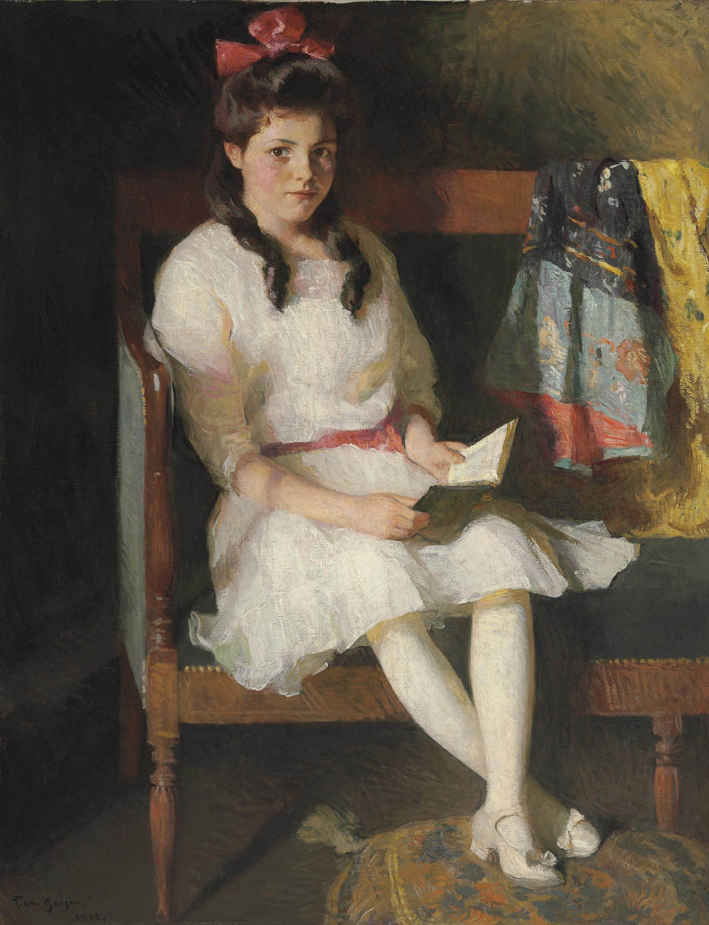 Portrait of Gertrude Russell - Frank Weston Benson