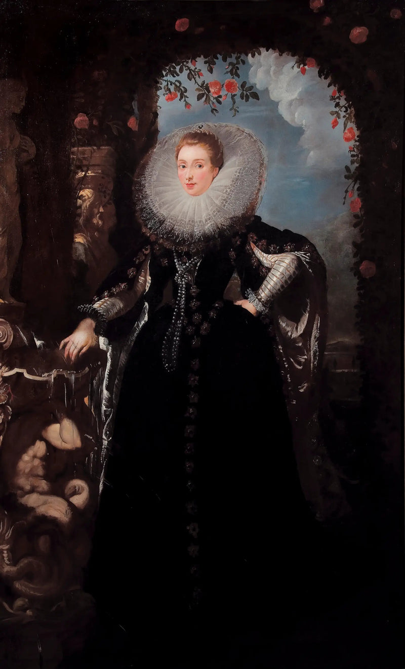 Portrait of Giovanna Spinola Pavese - Peter Paul Rubens