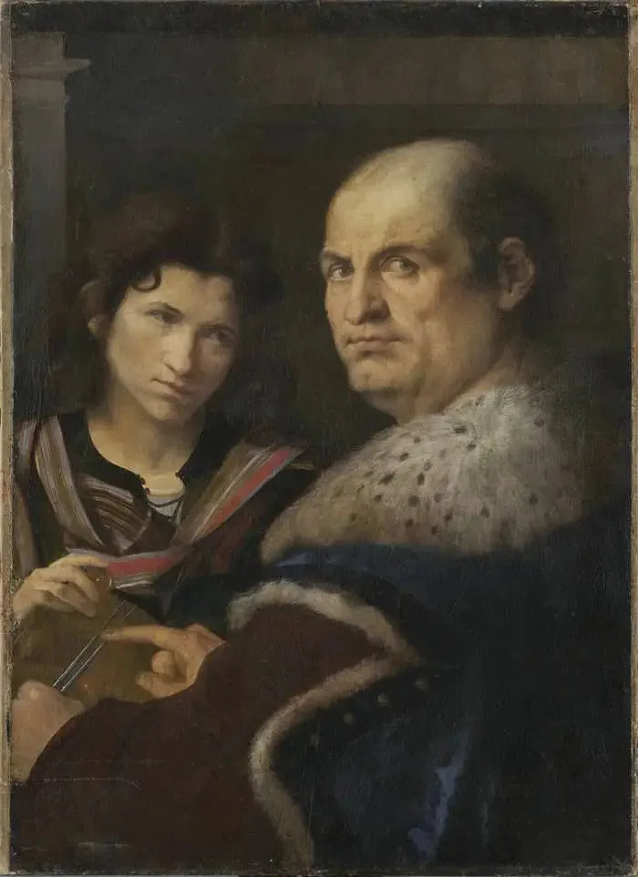 Portrait of Giovanni Borgherini and Trifone Gabriel - Giorgione