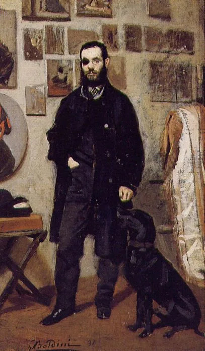 Portrait of Giuseppe Abbati - Giovanni Boldini