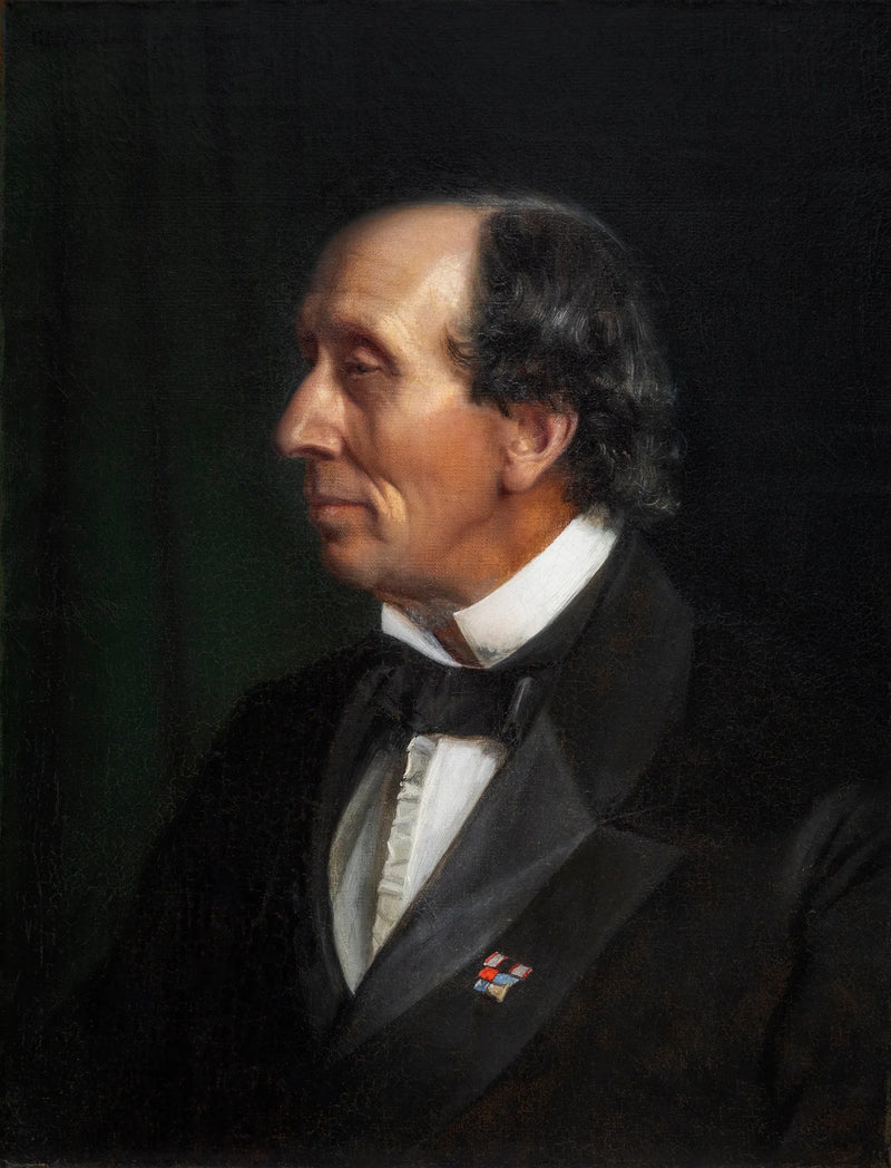 Portrait of Hans Christian Andersen - Carl Heinrich Bloch