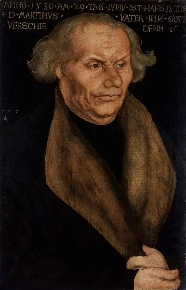 Portrait of Hans Luther, the father of Luther - Lucas Cranach the Elder