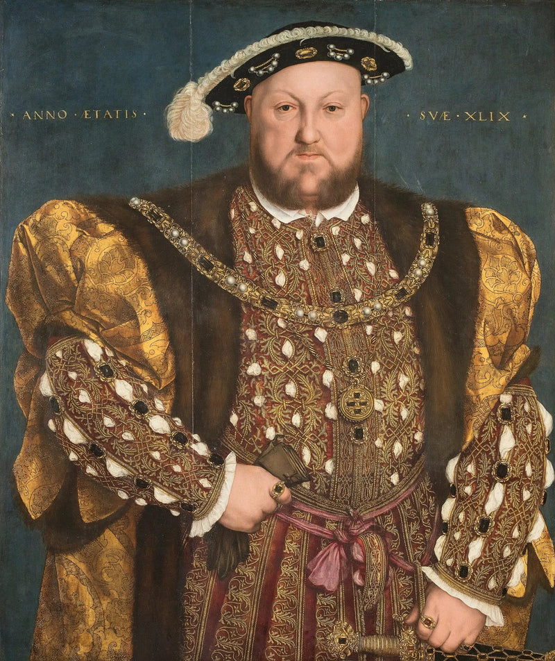 Portrait of Henry VIII of England - Hans Holbein the Younger
