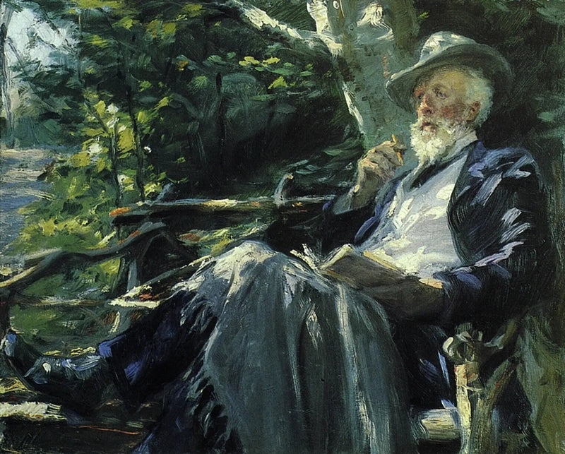 Portrait of Holger Drachmann - Peder Severin Krøyer