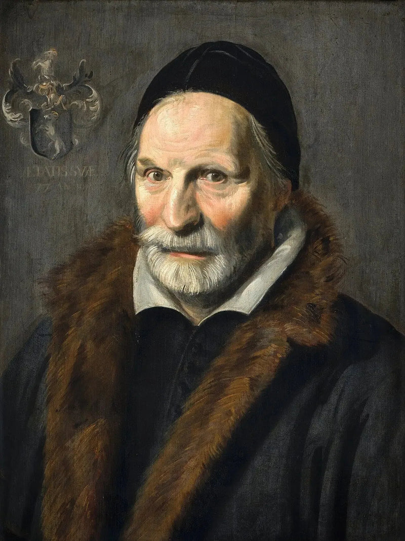 Portrait of Jacobus Zaffius - Frans Hals