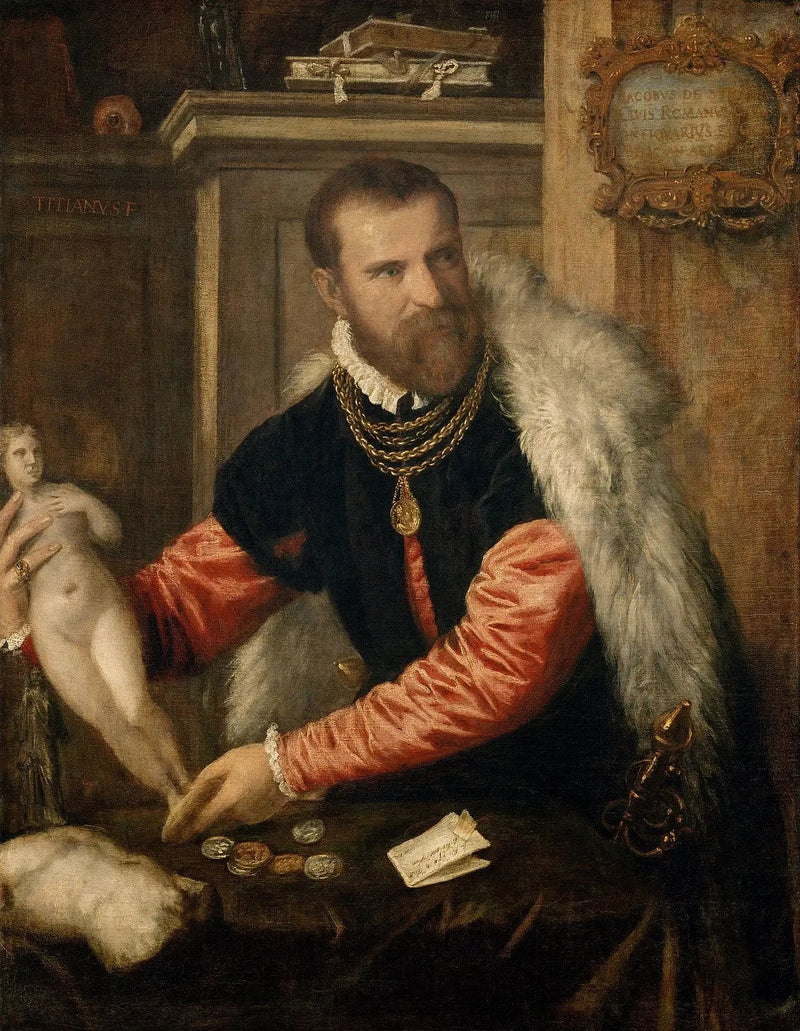 Portrait of Jacopo Strada - Titian