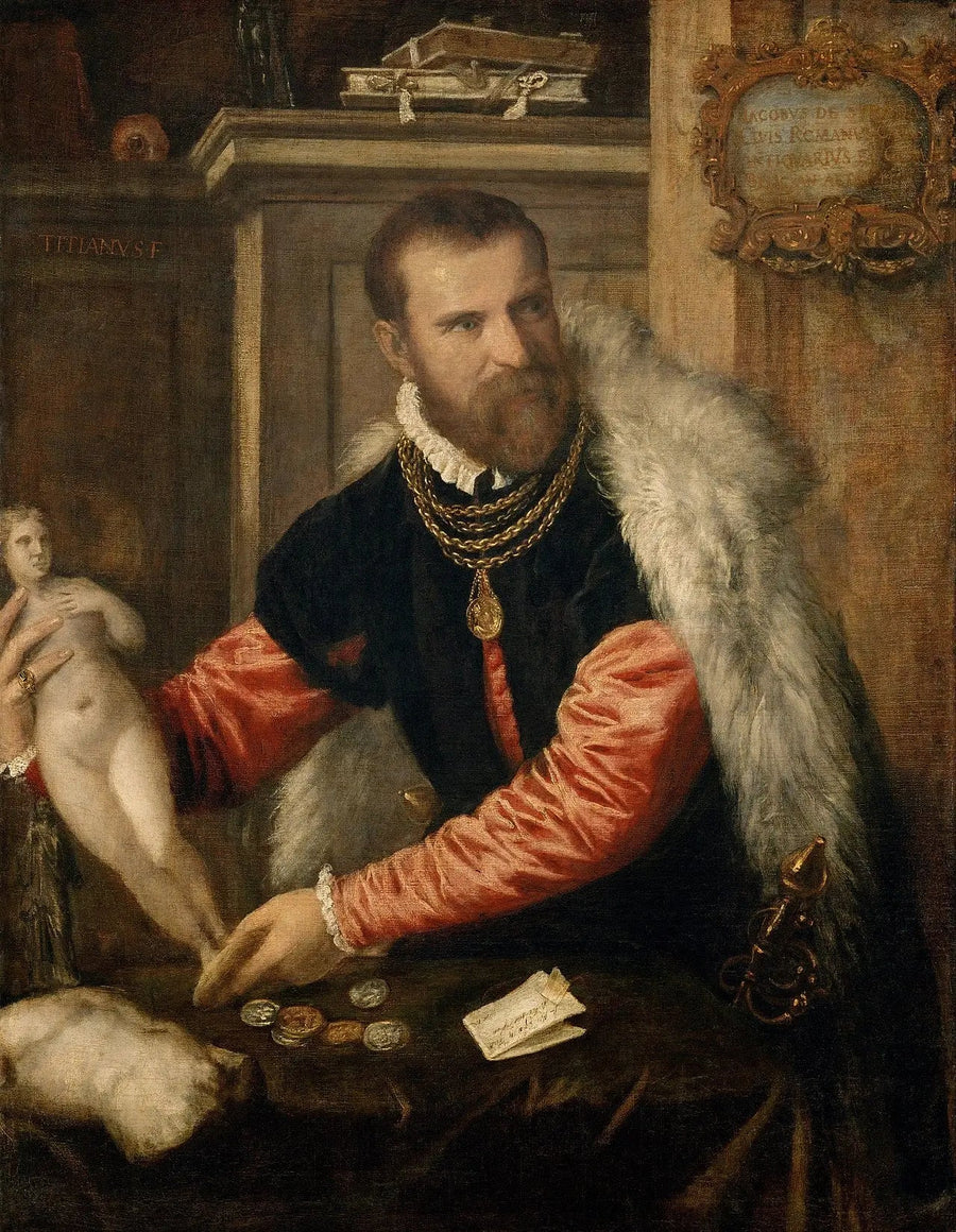 Portrait of Jacopo Strada - Titian