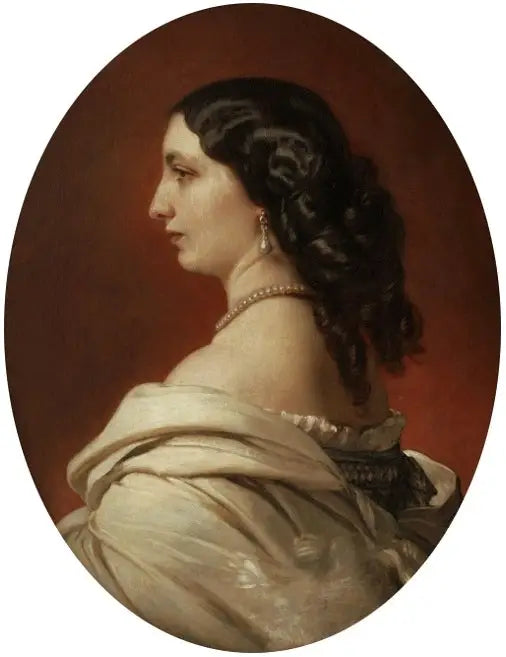 Portrait of Jadwiga Branicka née Potocka. - Franz Xaver Winterhalter