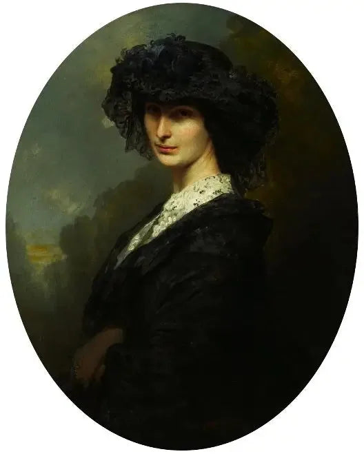 Portrait of Jadwiga Branicka née Potocka. - Franz Xaver Winterhalter