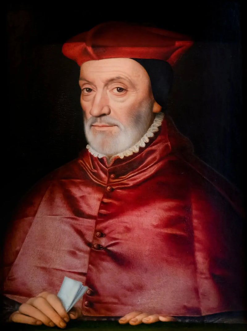 Portrait of Jean Bertrand, Archbishop and Cardinal of Sens - Jean Clouet