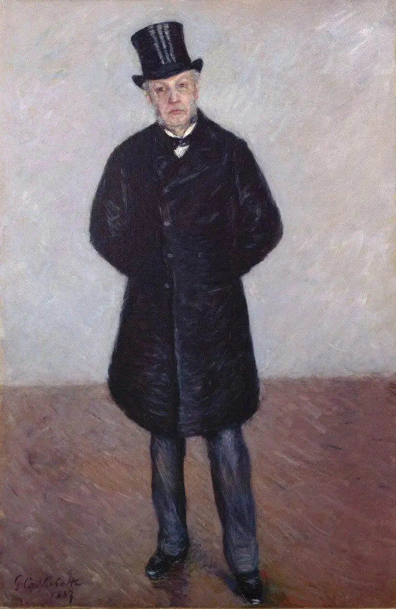 Full-Body Portrait of Jean Daurelle - Gustave Caillebotte