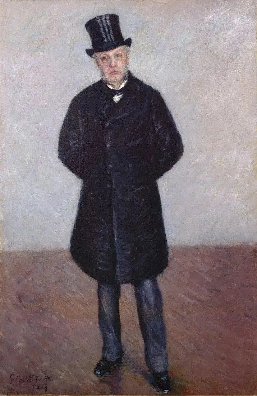 Full-Body Portrait of Jean Daurelle - Gustave Caillebotte