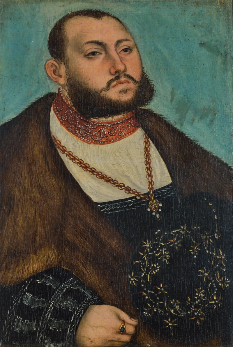 Portrait of Jean Frédéric the Magnanimous, Elector of Saxony - Lucas Cranach the Elder