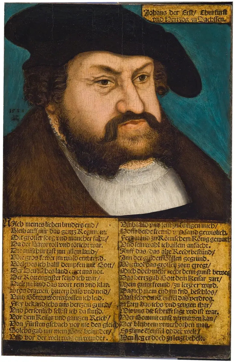 Portrait of John I of Saxony - Lucas Cranach the Elder