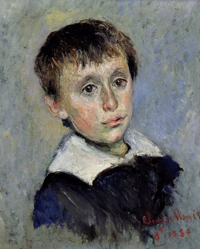 Reproduction du tableau « Portrait de Jean Monet - Claude Monet » par Alpha Reproduction en peinture à l’huile