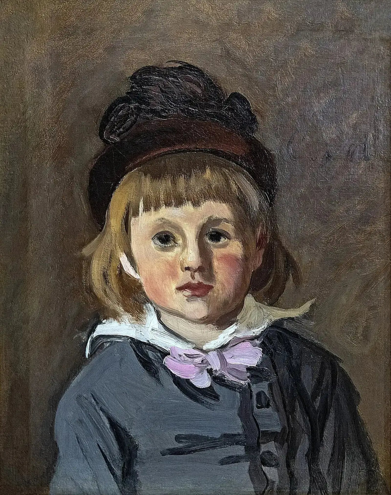 Portrait of Jean Monet in a Pom-Pom Hat - Claude Monet