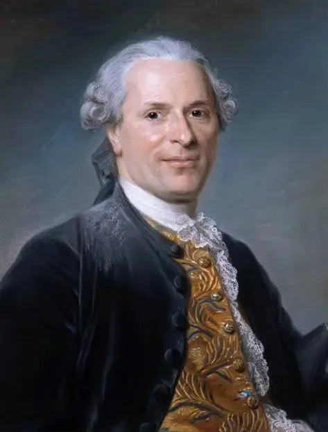 Portrait of Jean Monnet, French diplomat - Maurice-Quentin de La Tour