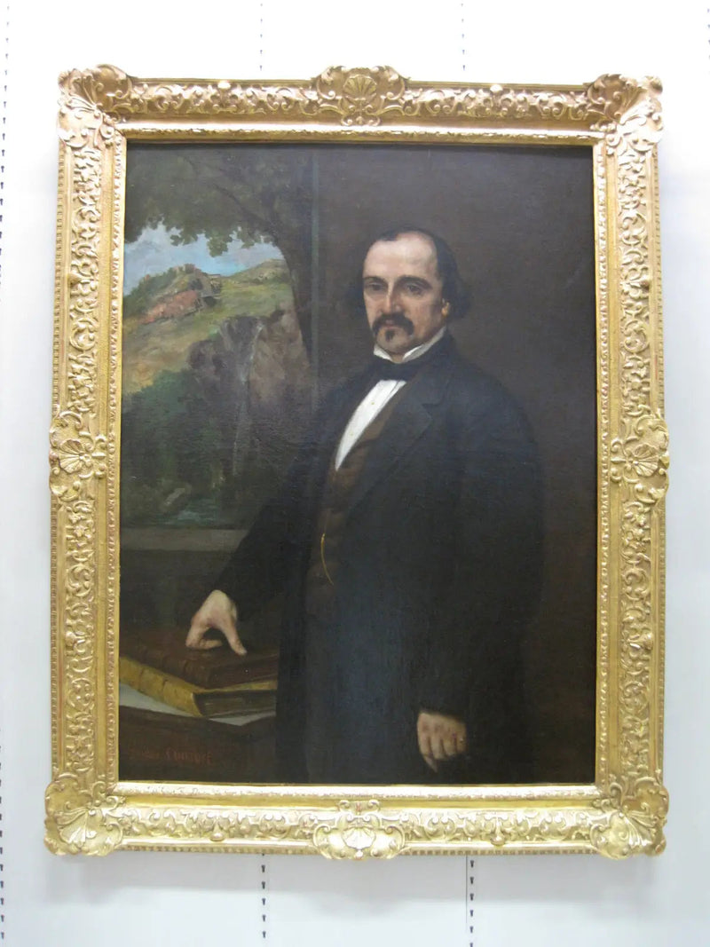 Portrait of Jean Paul Mazaroz - Gustave Courbet