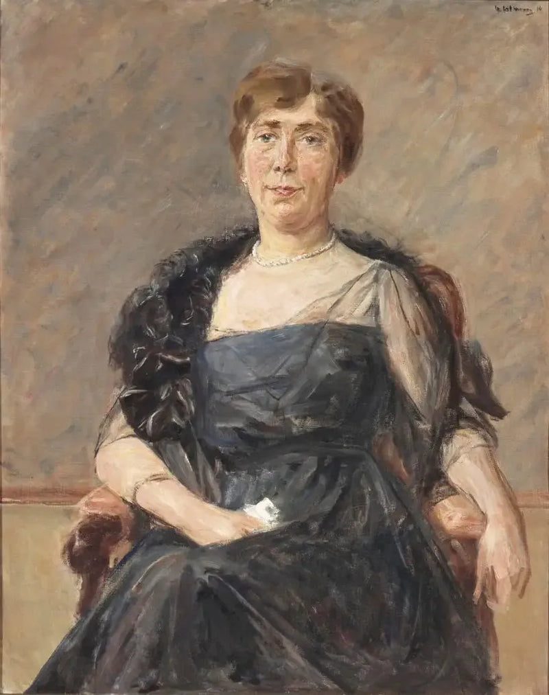 Portrait of Jeanette Cornelia A. Onnes van Nijenrode-Cockuijt (1883-1936) - Max Liebermann