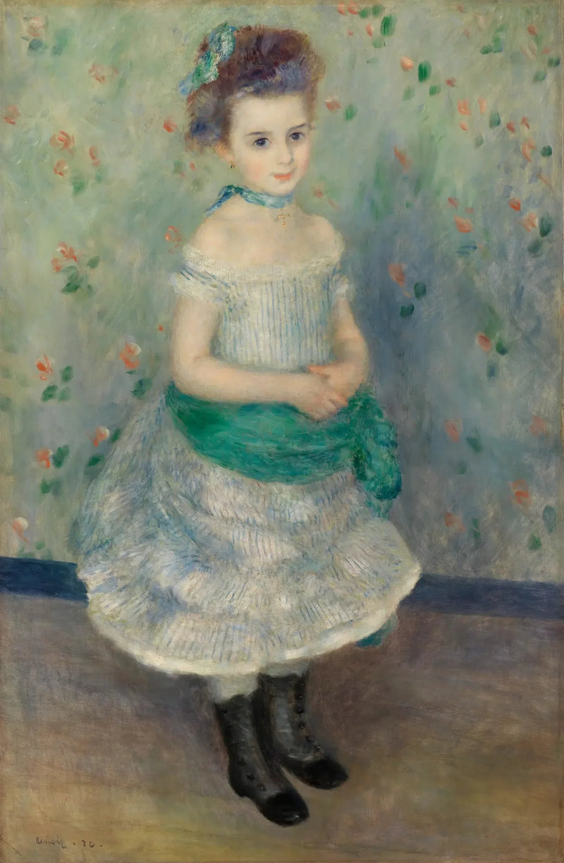 Portrait of Jeanne Durand-Ruel (Portrait of Mlle. J.) - Pierre-Auguste Renoir