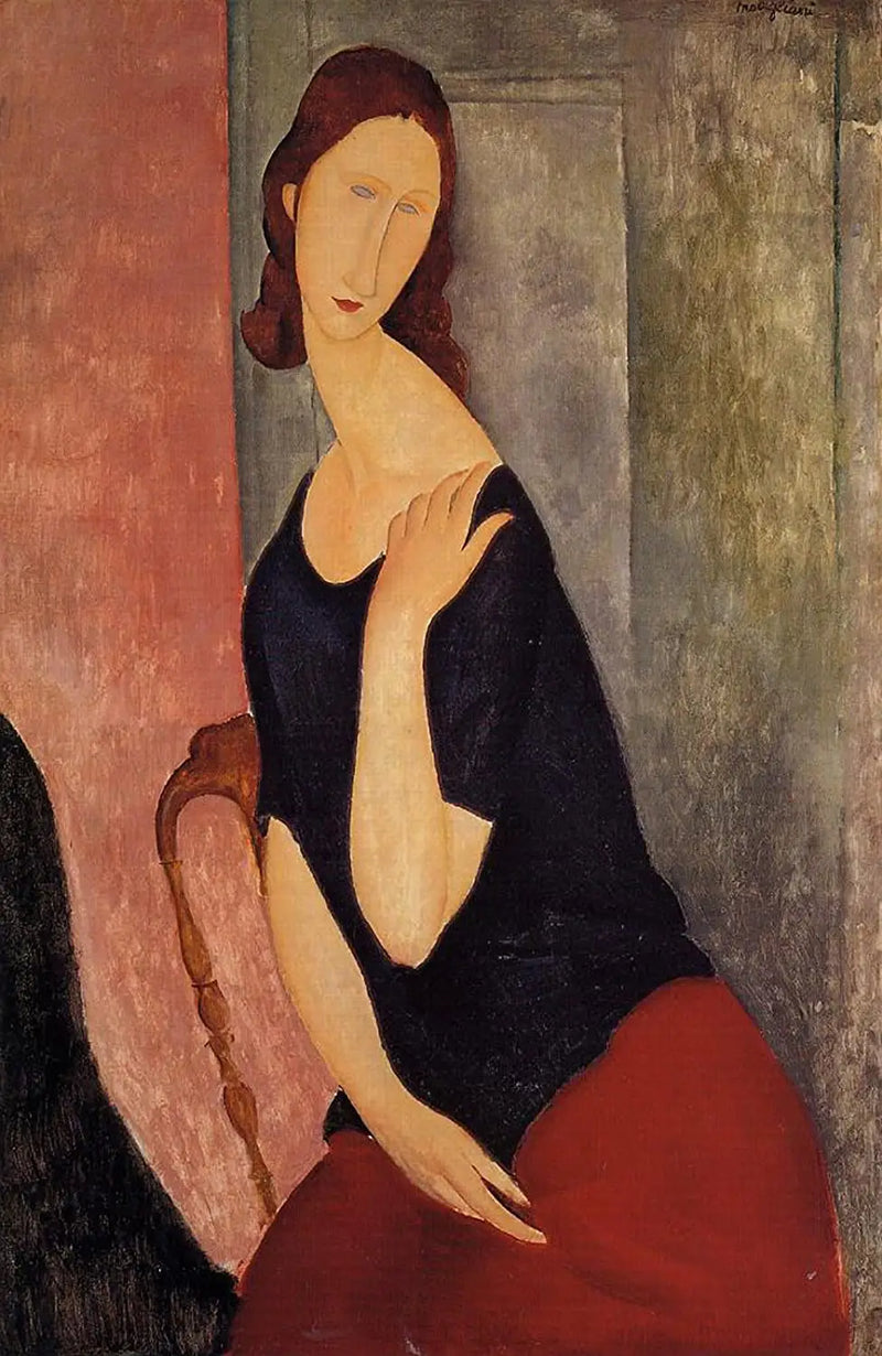 Portrait of Jeanne Hébuterne - Amedeo Modigliani