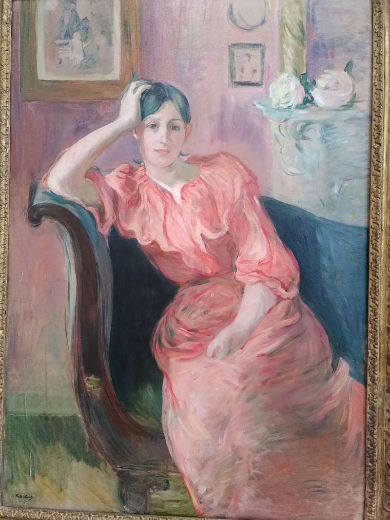 Portrait of Jeanne Pontillon - Berthe Morisot