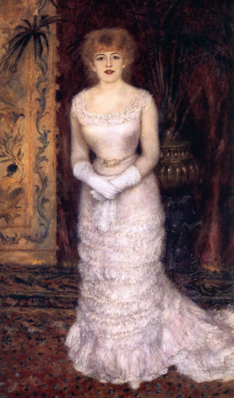 Full-Length Portrait of Jeanne Samary - Pierre-Auguste Renoir